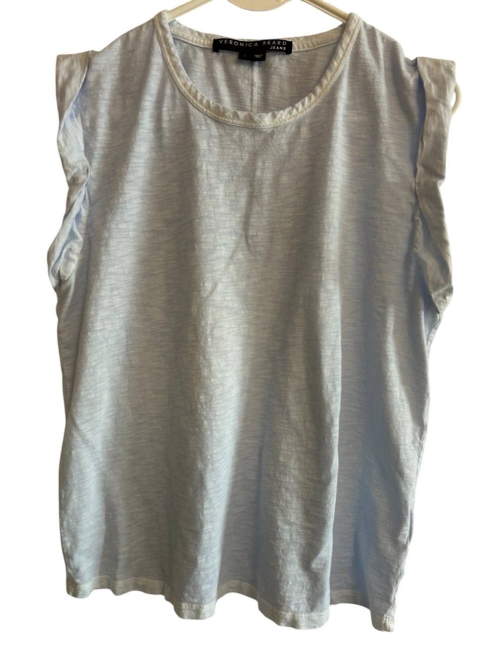 Veronica Beard Light Blue Sleeveless Top